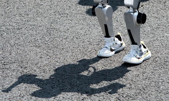 China Humanoid Robot Half Marathon