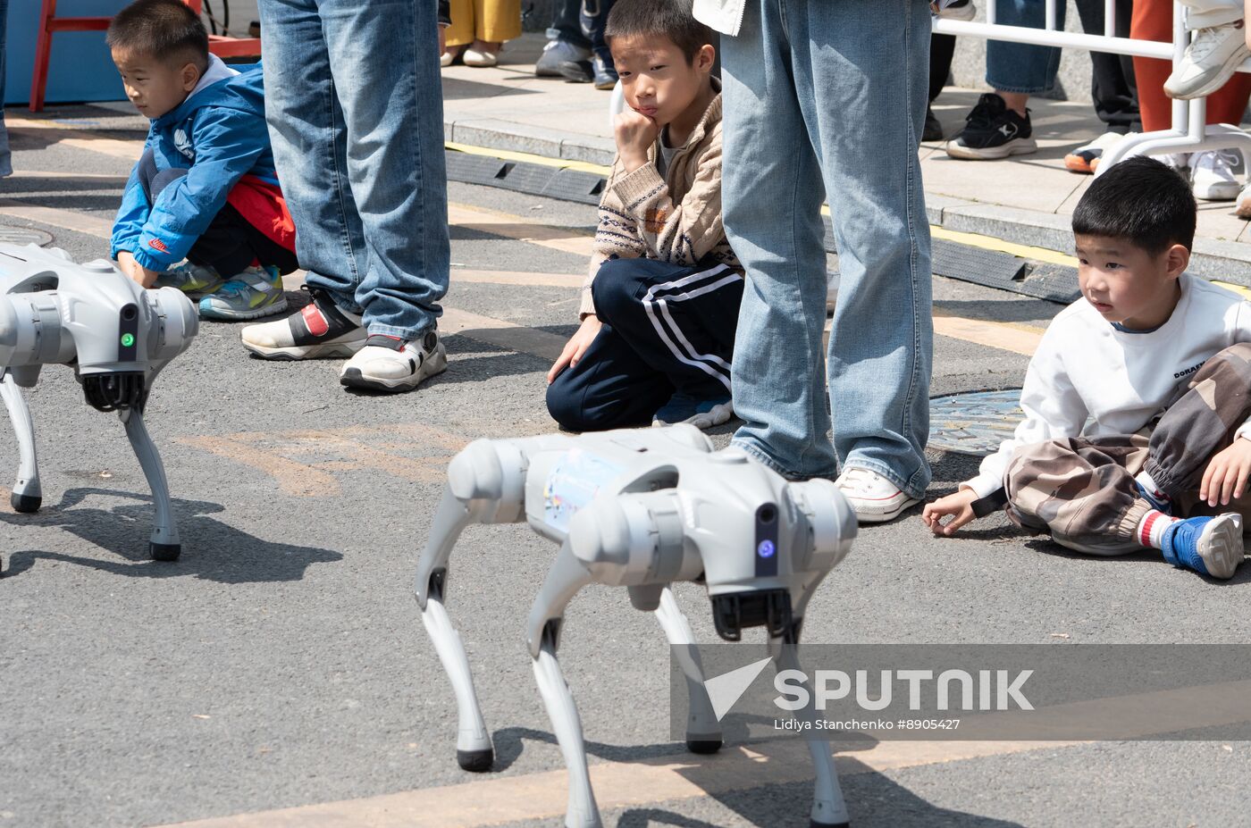 China Humanoid Robot Half Marathon