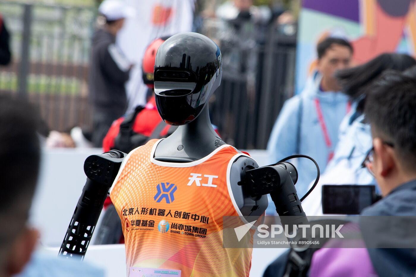 China Humanoid Robot Half Marathon