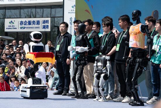 China Humanoid Robot Half Marathon