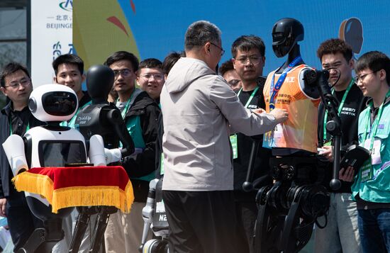 China Humanoid Robot Half Marathon