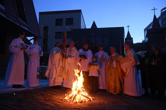 Russia Religion Catholic Easter
