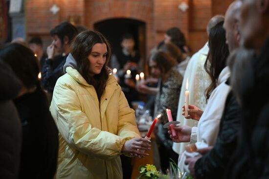 Russia Religion Catholic Easter