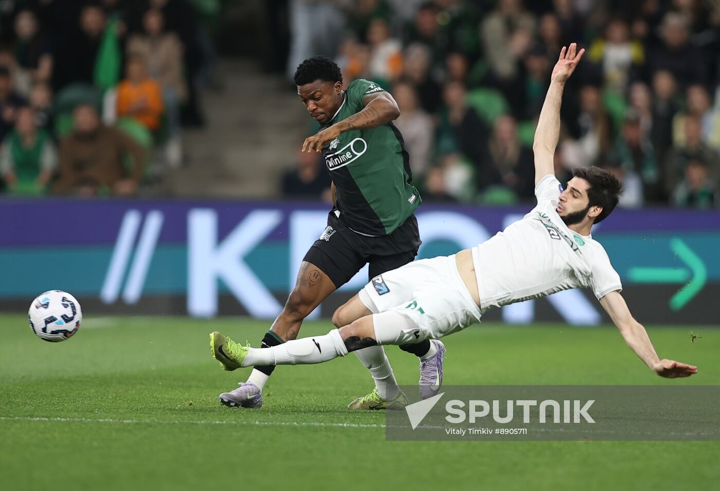 Russia Soccer Premier-League Krasnodar - Akhmat