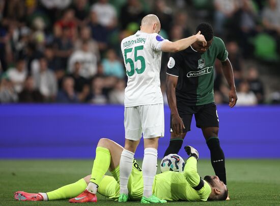 Russia Soccer Premier-League Krasnodar - Akhmat