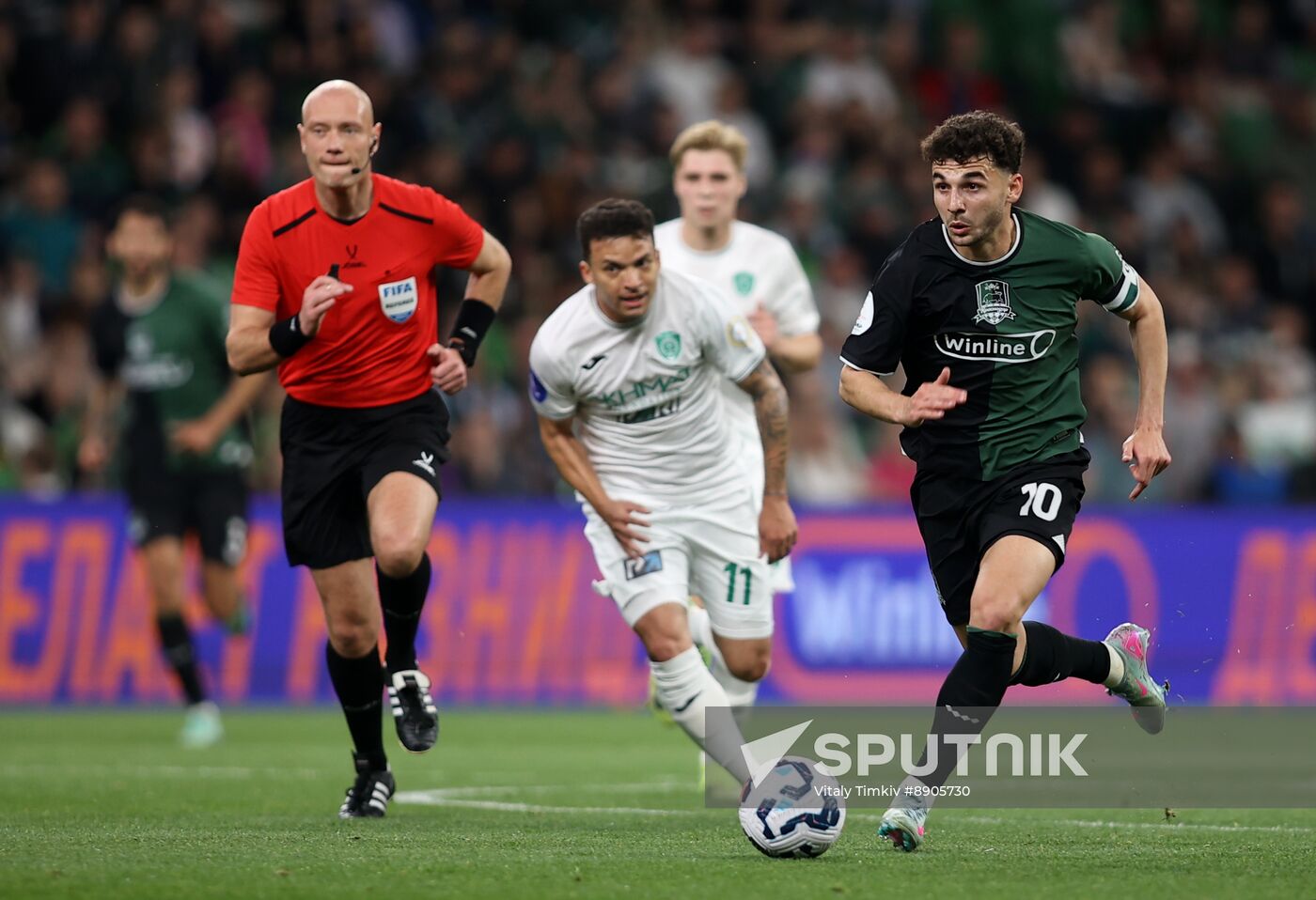 Russia Soccer Premier-League Krasnodar - Akhmat