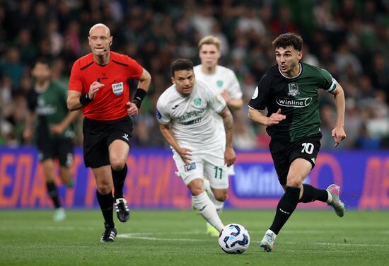 Russia Soccer Premier-League Krasnodar - Akhmat
