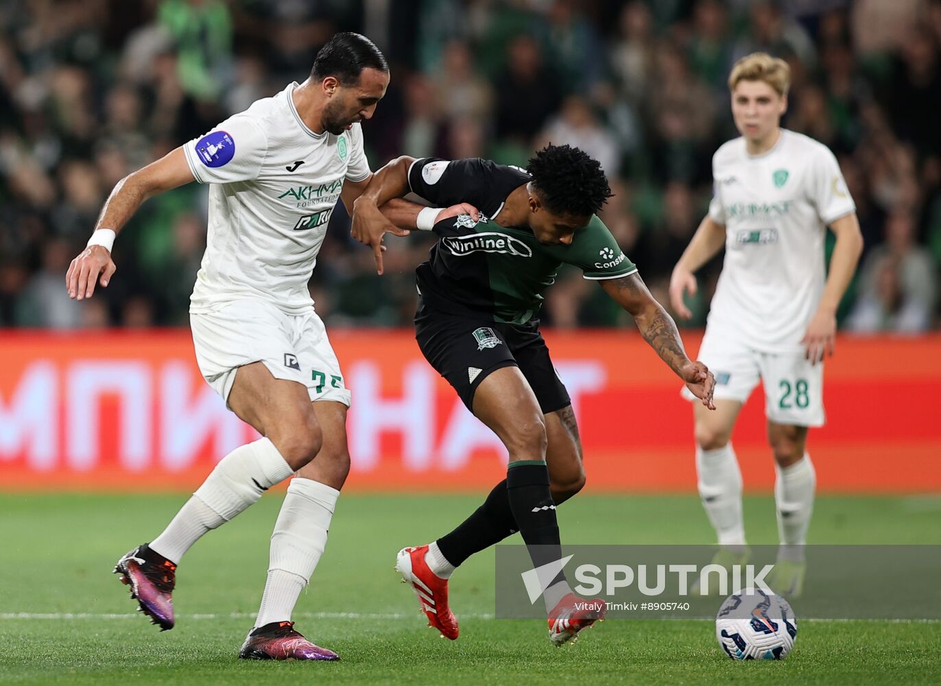 Russia Soccer Premier-League Krasnodar - Akhmat