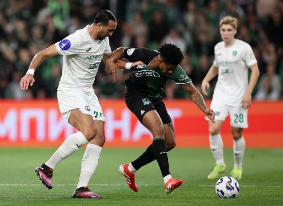 Russia Soccer Premier-League Krasnodar - Akhmat