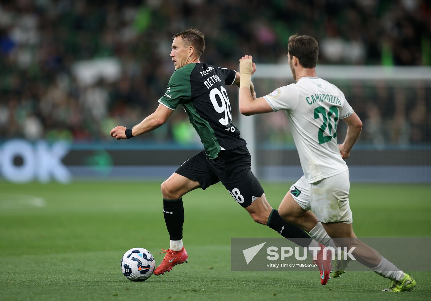 Russia Soccer Premier-League Krasnodar - Akhmat