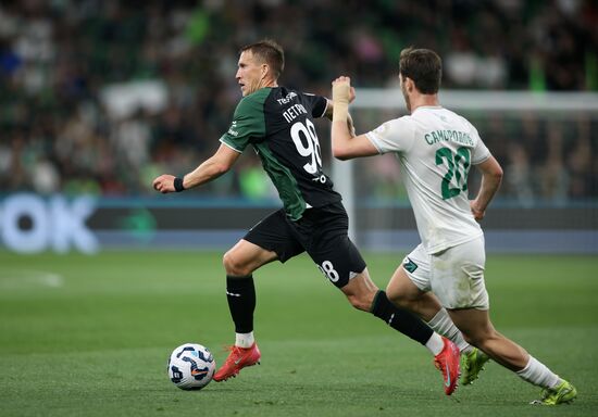 Russia Soccer Premier-League Krasnodar - Akhmat