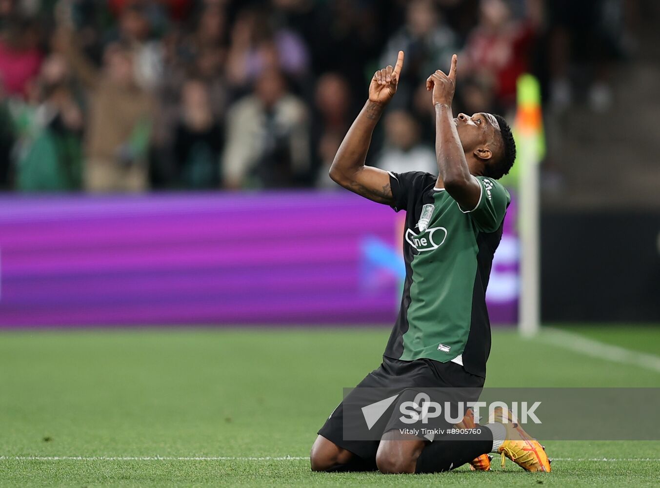 Russia Soccer Premier-League Krasnodar - Akhmat