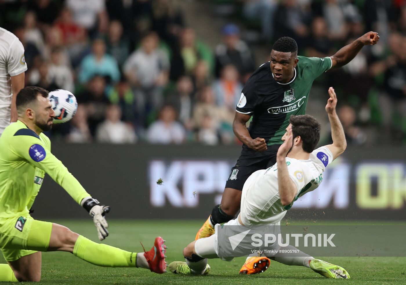 Russia Soccer Premier-League Krasnodar - Akhmat