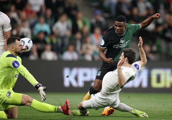 Russia Soccer Premier-League Krasnodar - Akhmat
