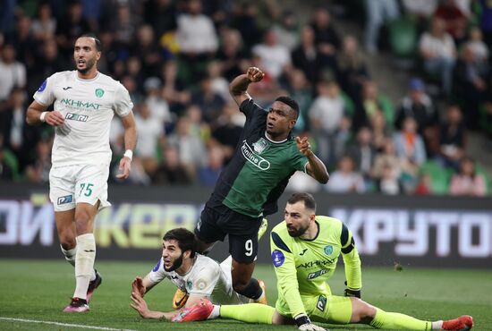Russia Soccer Premier-League Krasnodar - Akhmat