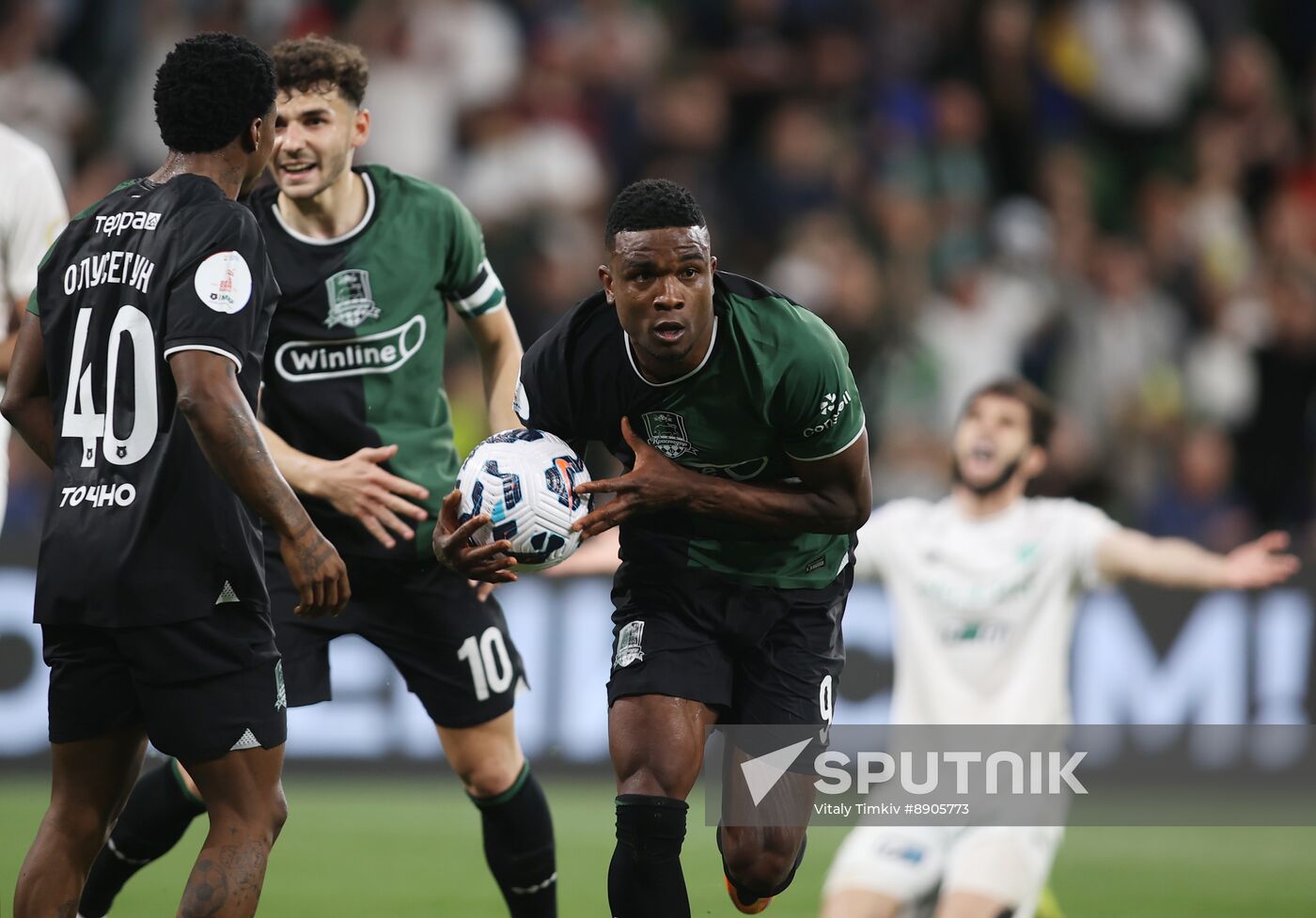 Russia Soccer Premier-League Krasnodar - Akhmat
