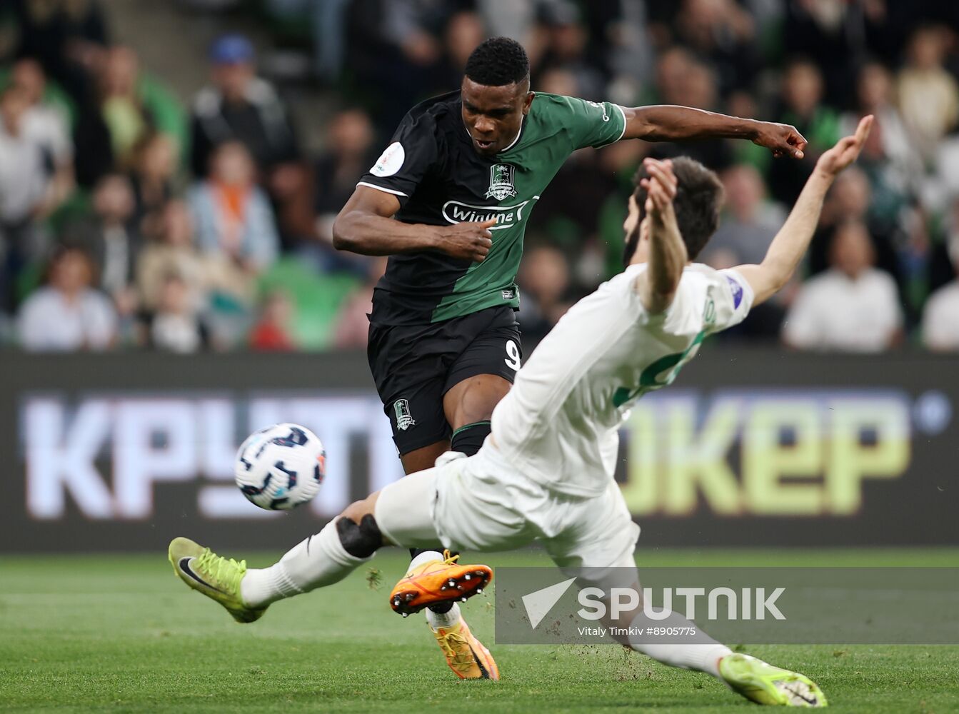 Russia Soccer Premier-League Krasnodar - Akhmat