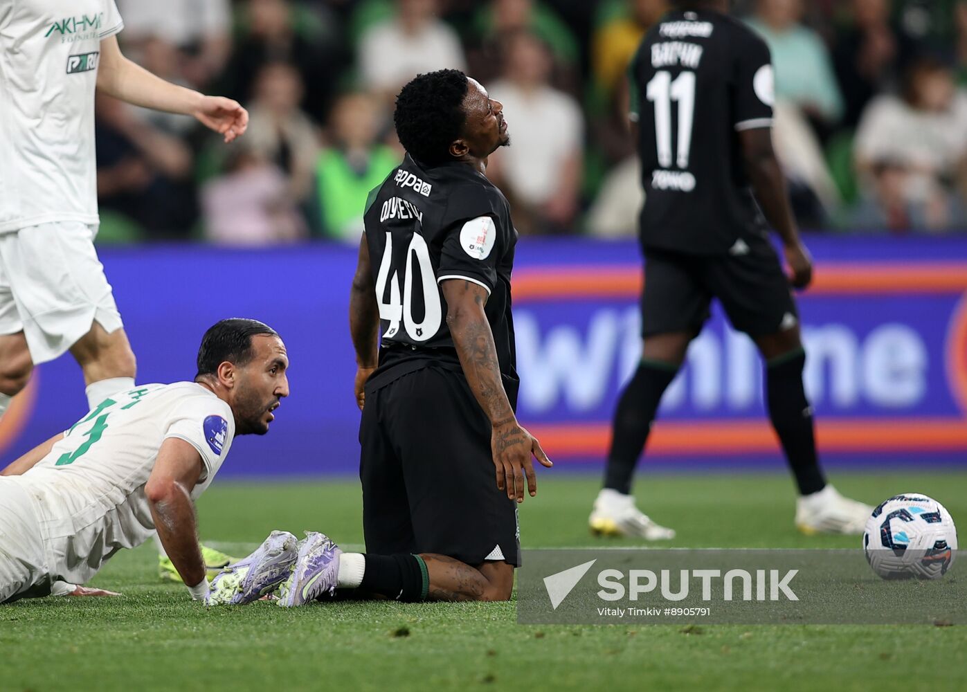 Russia Soccer Premier-League Krasnodar - Akhmat