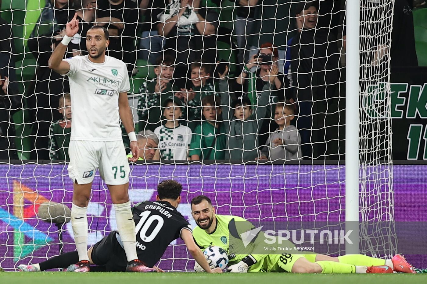 Russia Soccer Premier-League Krasnodar - Akhmat