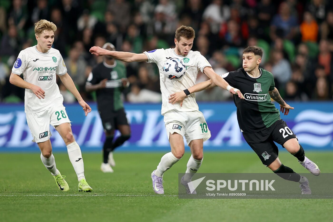 Russia Soccer Premier-League Krasnodar - Akhmat