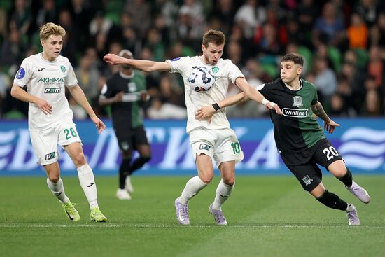 Russia Soccer Premier-League Krasnodar - Akhmat