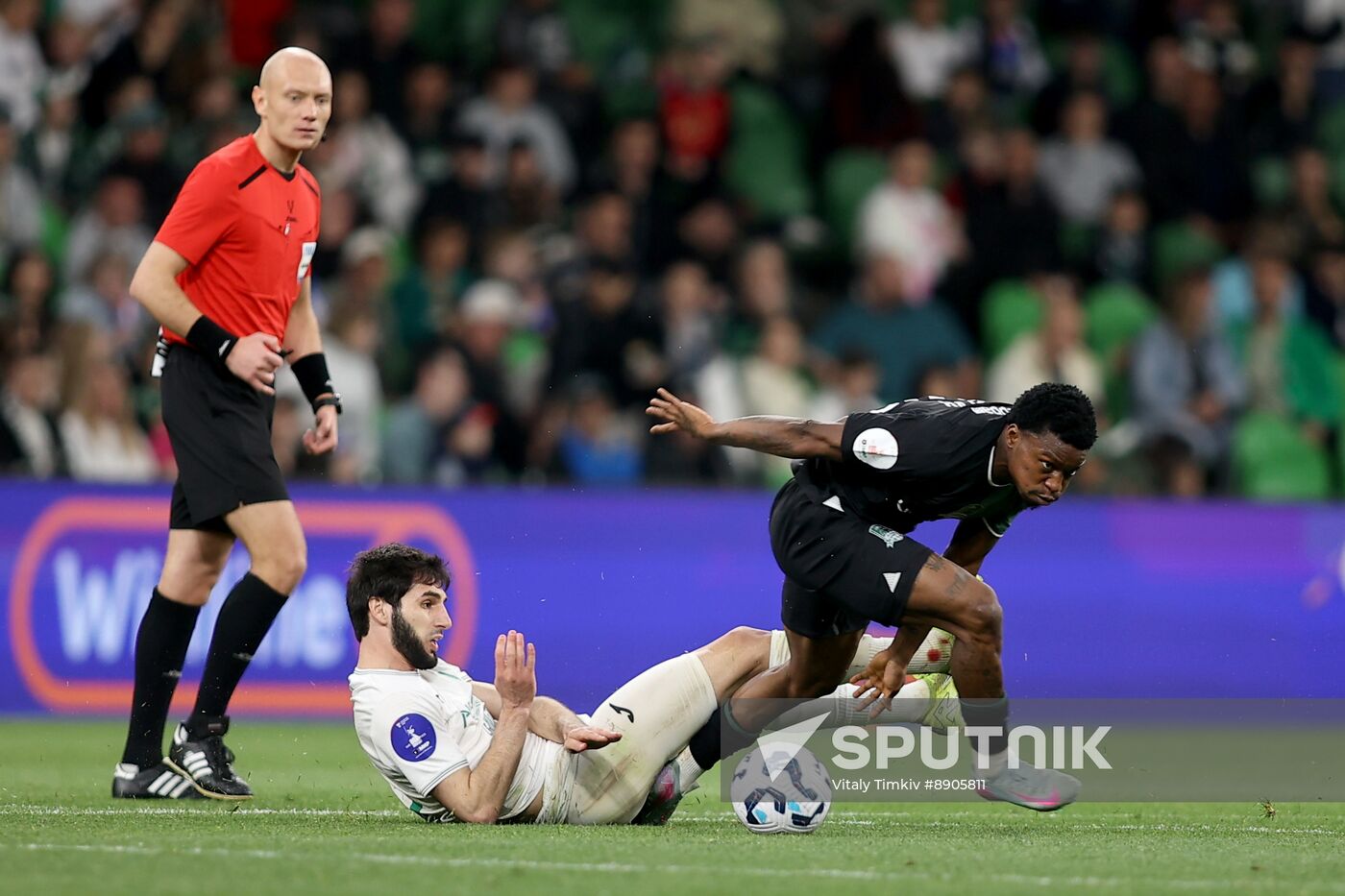 Russia Soccer Premier-League Krasnodar - Akhmat