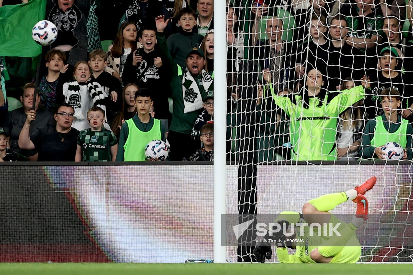 Russia Soccer Premier-League Krasnodar - Akhmat