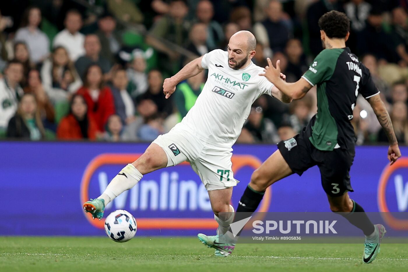 Russia Soccer Premier-League Krasnodar - Akhmat