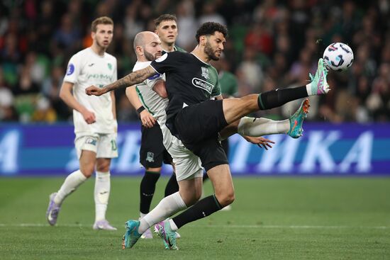 Russia Soccer Premier-League Krasnodar - Akhmat