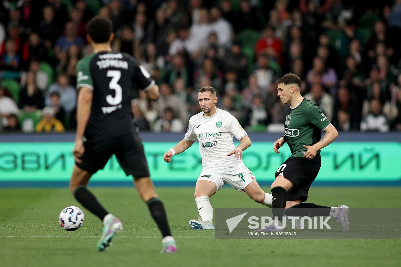 Russia Soccer Premier-League Krasnodar - Akhmat