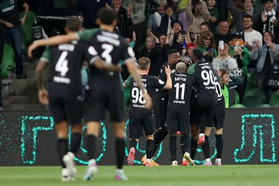 Russia Soccer Premier-League Krasnodar - Akhmat