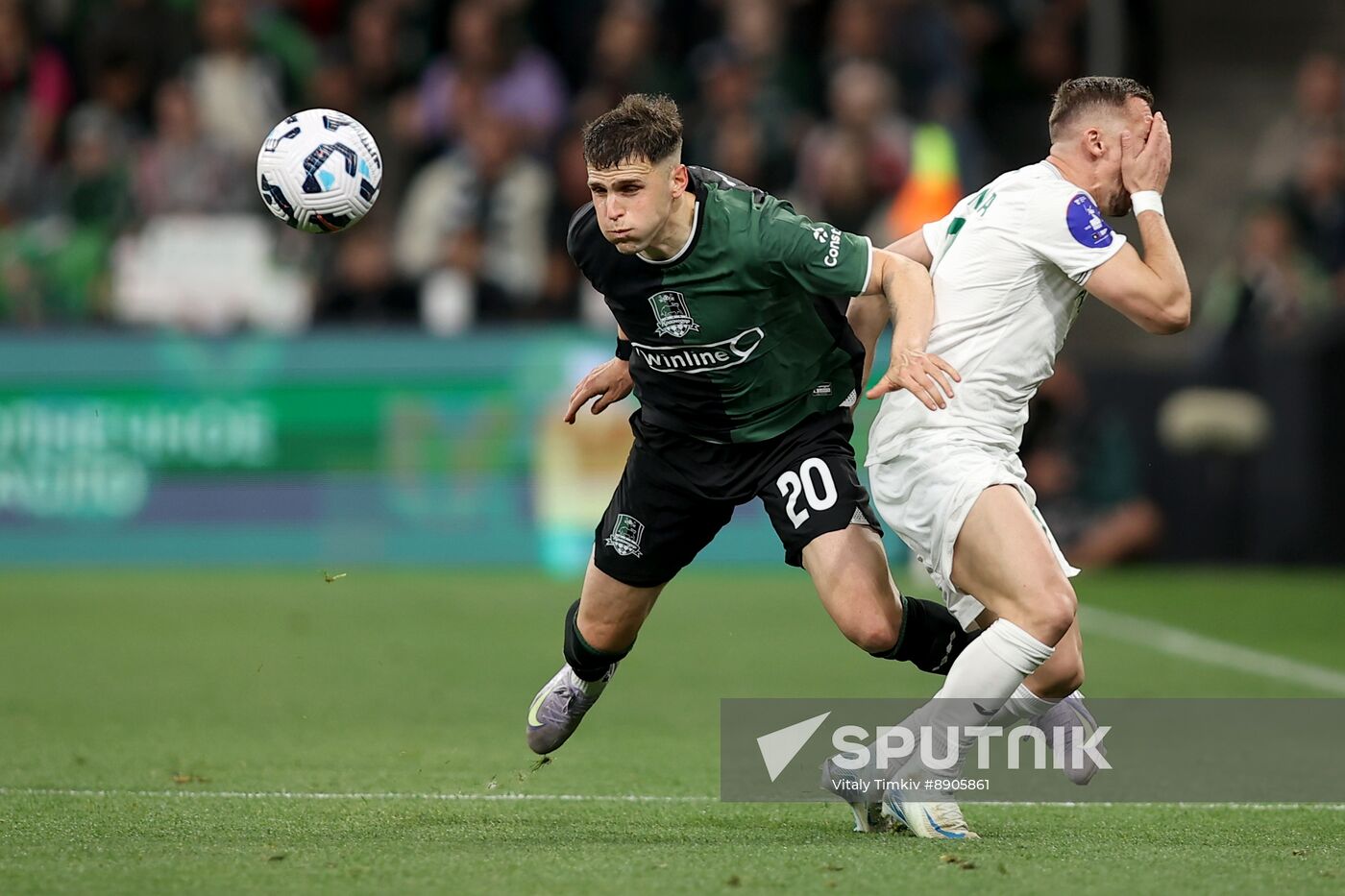 Russia Soccer Premier-League Krasnodar - Akhmat