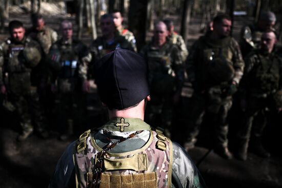 Russia Ukraine Kursk Attack Easter Service