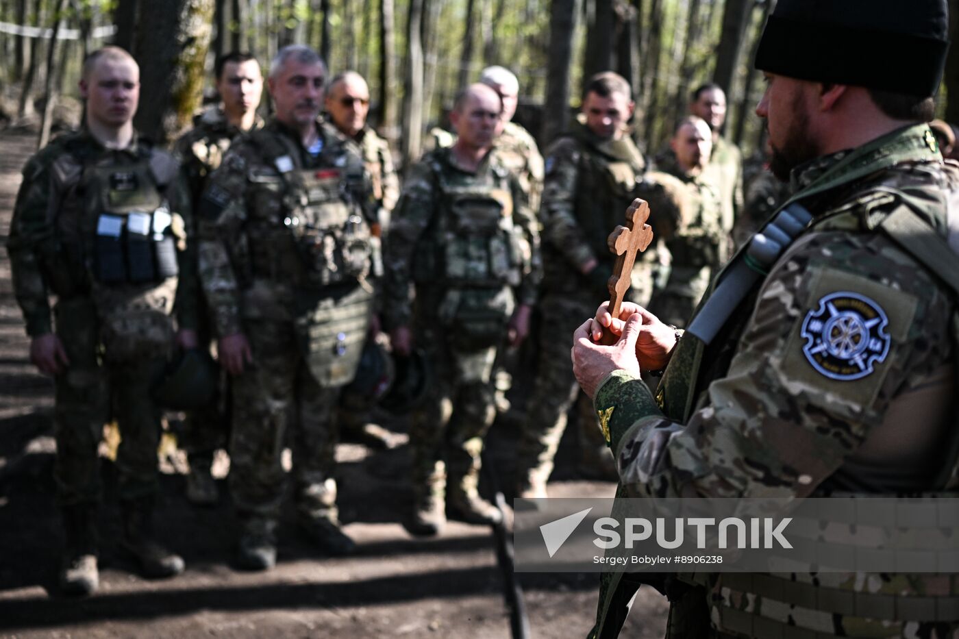 Russia Ukraine Kursk Attack Easter Service