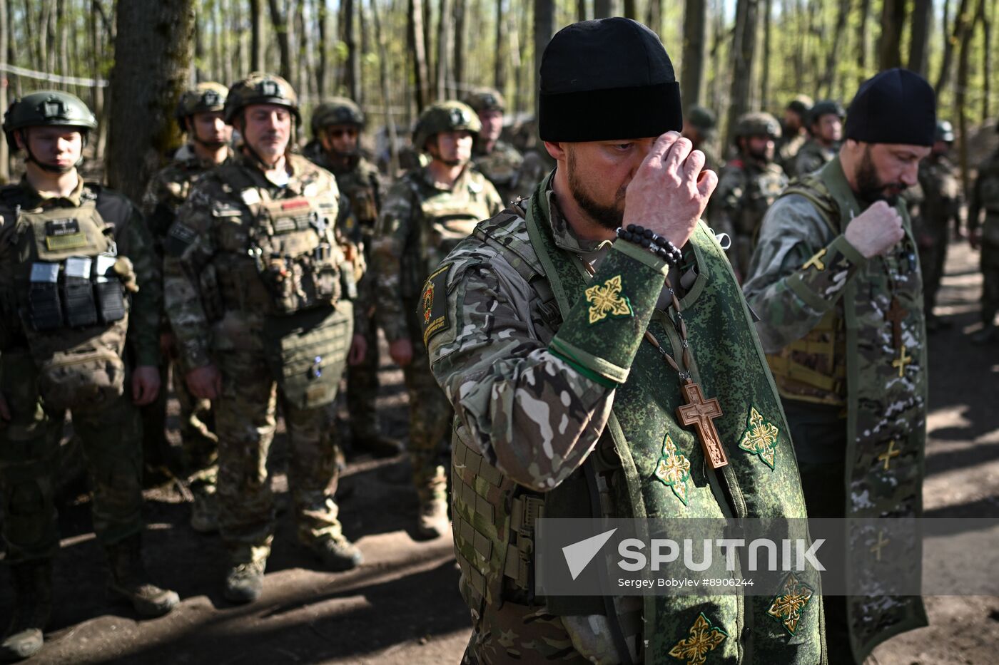 Russia Ukraine Kursk Attack Easter Service