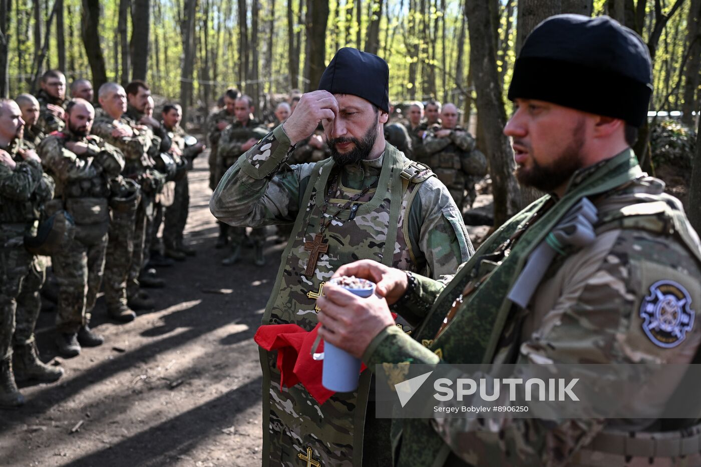 Russia Ukraine Kursk Attack Easter Service