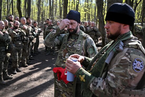 Russia Ukraine Kursk Attack Easter Service