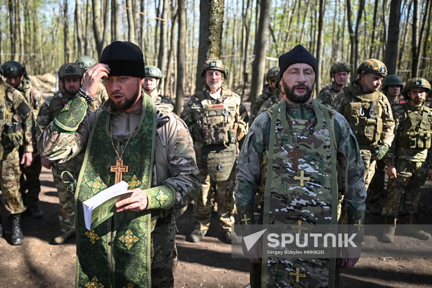 Russia Ukraine Kursk Attack Easter Service