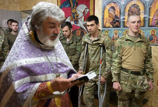 Russia Ukraine Military Operation Easter Service