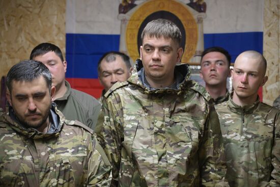 Russia Ukraine Military Operation Easter Service