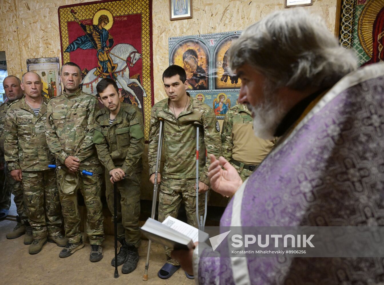 Russia Ukraine Military Operation Easter Service