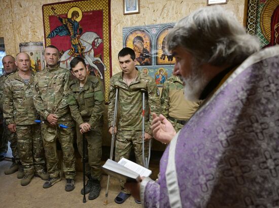 Russia Ukraine Military Operation Easter Service