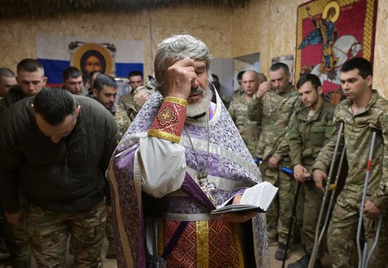 Russia Ukraine Military Operation Easter Service