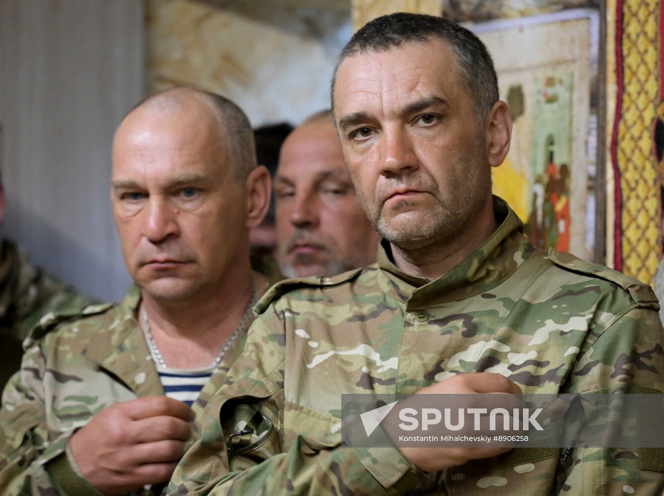Russia Ukraine Military Operation Easter Service