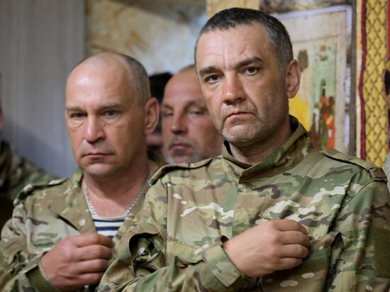 Russia Ukraine Military Operation Easter Service