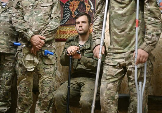 Russia Ukraine Military Operation Easter Service