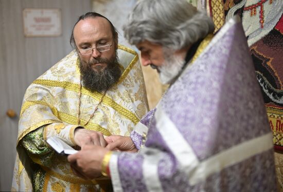 Russia Ukraine Military Operation Easter Service