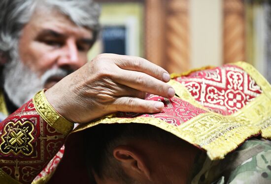 Russia Ukraine Military Operation Easter Service