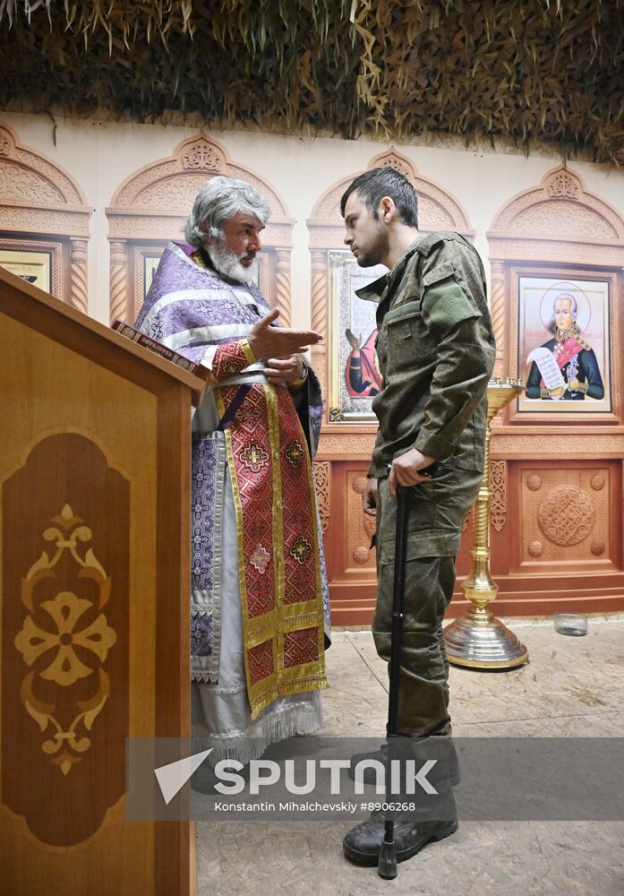 Russia Ukraine Military Operation Easter Service