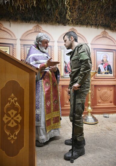 Russia Ukraine Military Operation Easter Service